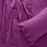 Audreamy 1000TC Tailored King Size Purple Duvet Quilt Cover Set