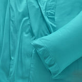 Audreamy 1000TC Tailored King Size Teal Duvet Quilt Cover Set