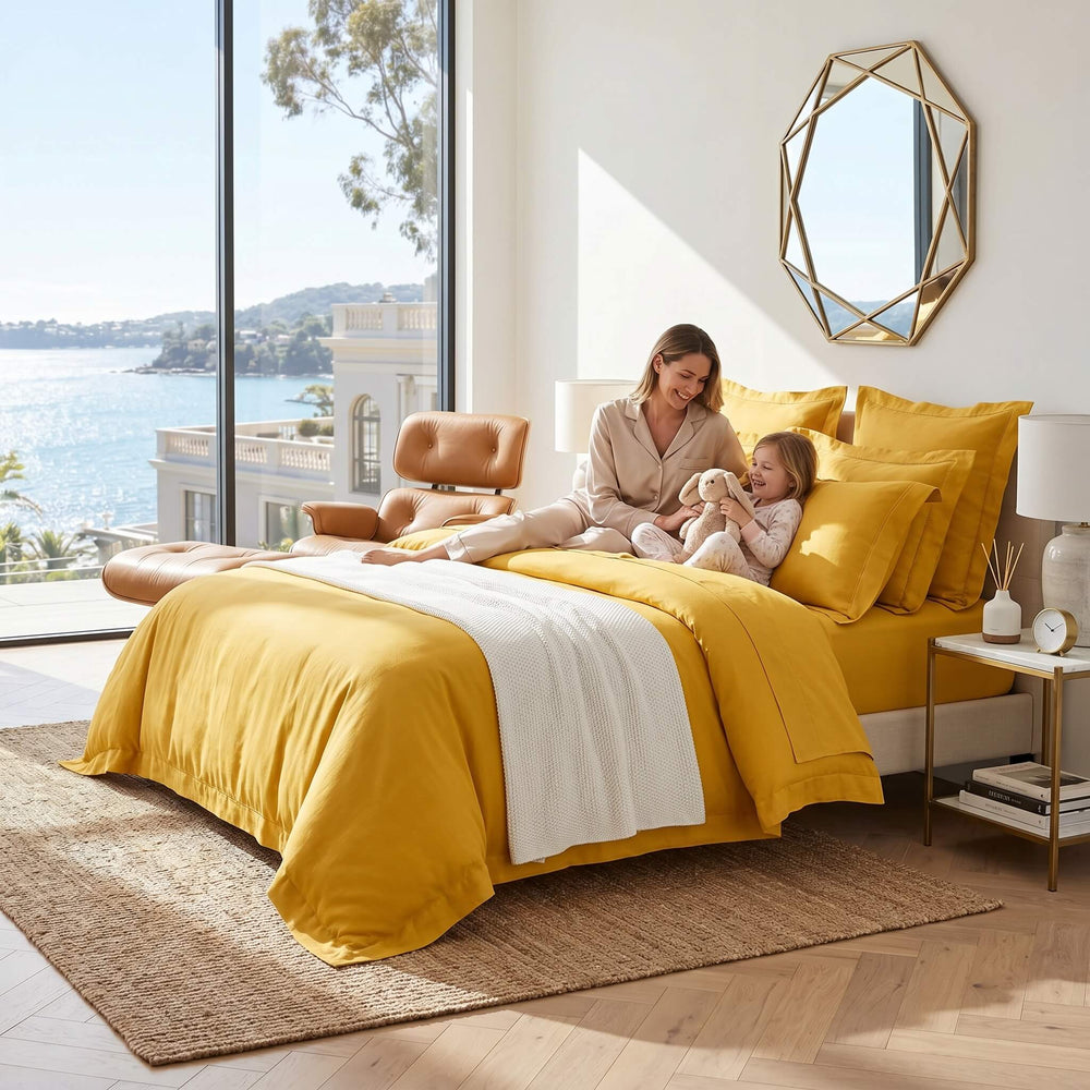 Audreamy 1000TC Microfibre Duvet Quilt Cover Set