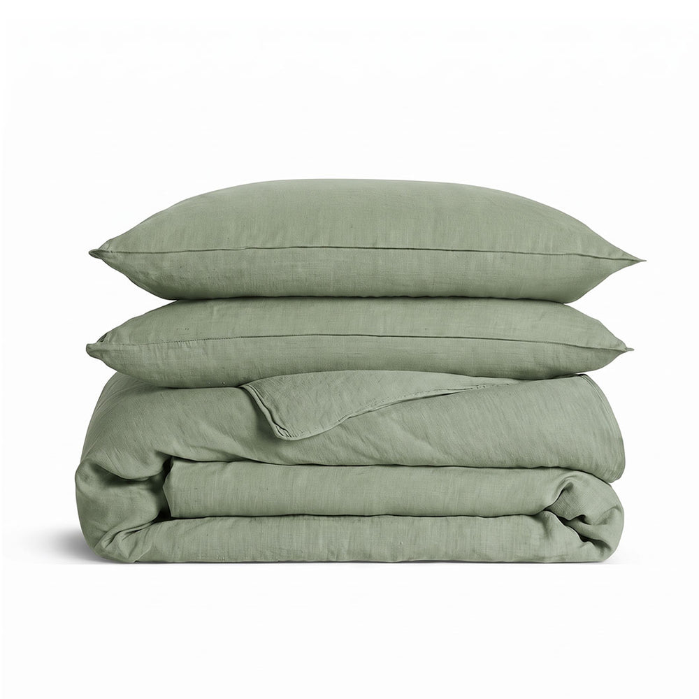 Audreamy French Flax  Linen Quilt Cover Set