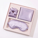 Pink Luxury Faux Silk Sleep Gift Set - 4-Piece Eye Mask, Pillowcase & Scrunchies for Relaxation & Comfort (Copy)