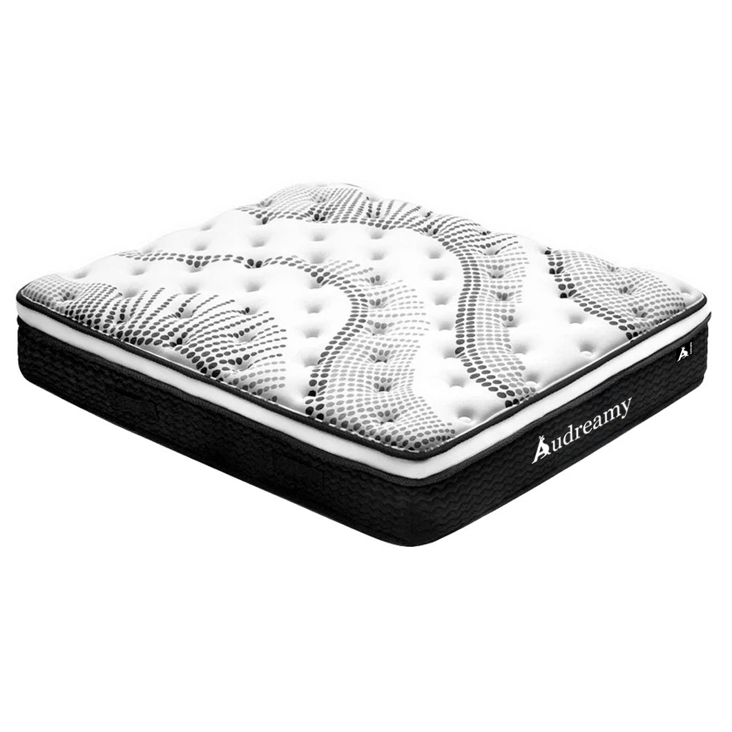 Audreamy Aurora Mattress – 34cm Ergonomic 4D Euro Top 7-Zone Pocket Spring Medium Firm (King)