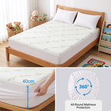Audreamy Nuvia Kids Bamboo Waterproof Mattress Protector