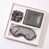 Pink Luxury Faux Silk Sleep Gift Set - 4-Piece Eye Mask, Pillowcase & Scrunchies for Relaxation & Comfort (Copy)