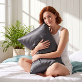 Audreamy 1000TC Microfiber Pillowcase Pair