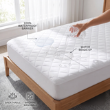 Audreamy Cloudia Waterproof Mattress Protector 100% Cotton