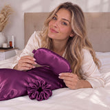 Pink Luxury Faux Silk Sleep Gift Set - 4-Piece Eye Mask, Pillowcase & Scrunchies for Relaxation & Comfort (Copy)