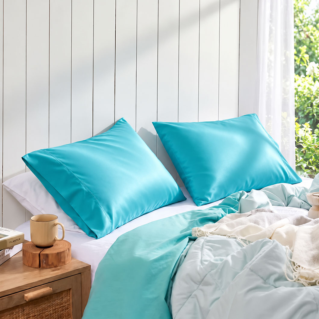 Audreamy 1000TC Microfiber Pillowcase Pair