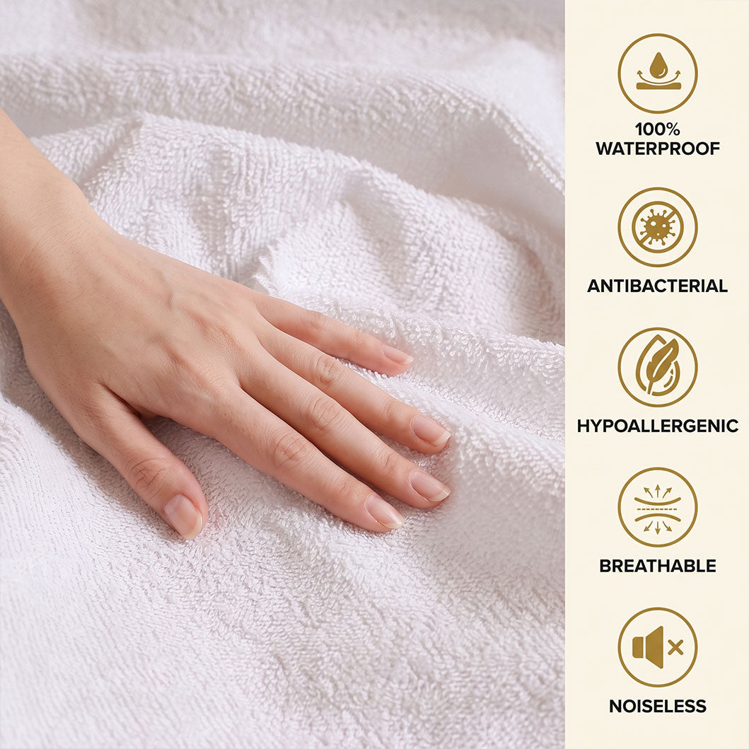Audreamy Cotton Terry Waterproof Mattress Protector
