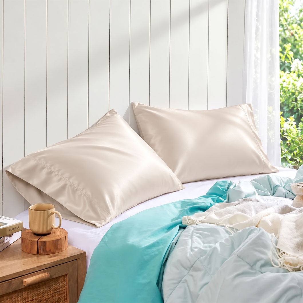 Audreamy 1000TC Microfiber Pillowcase Pair
