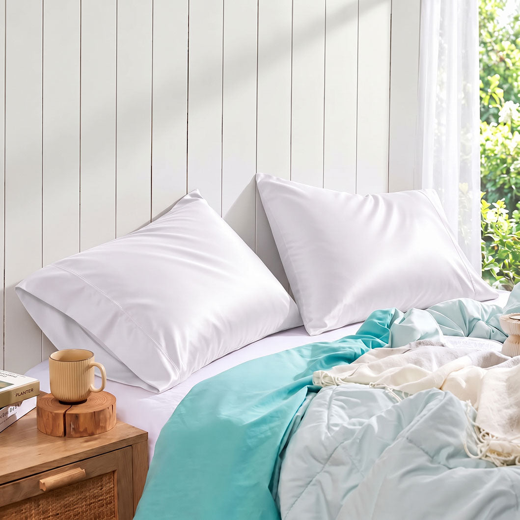 Audreamy 1000TC Microfiber Pillowcase Pair