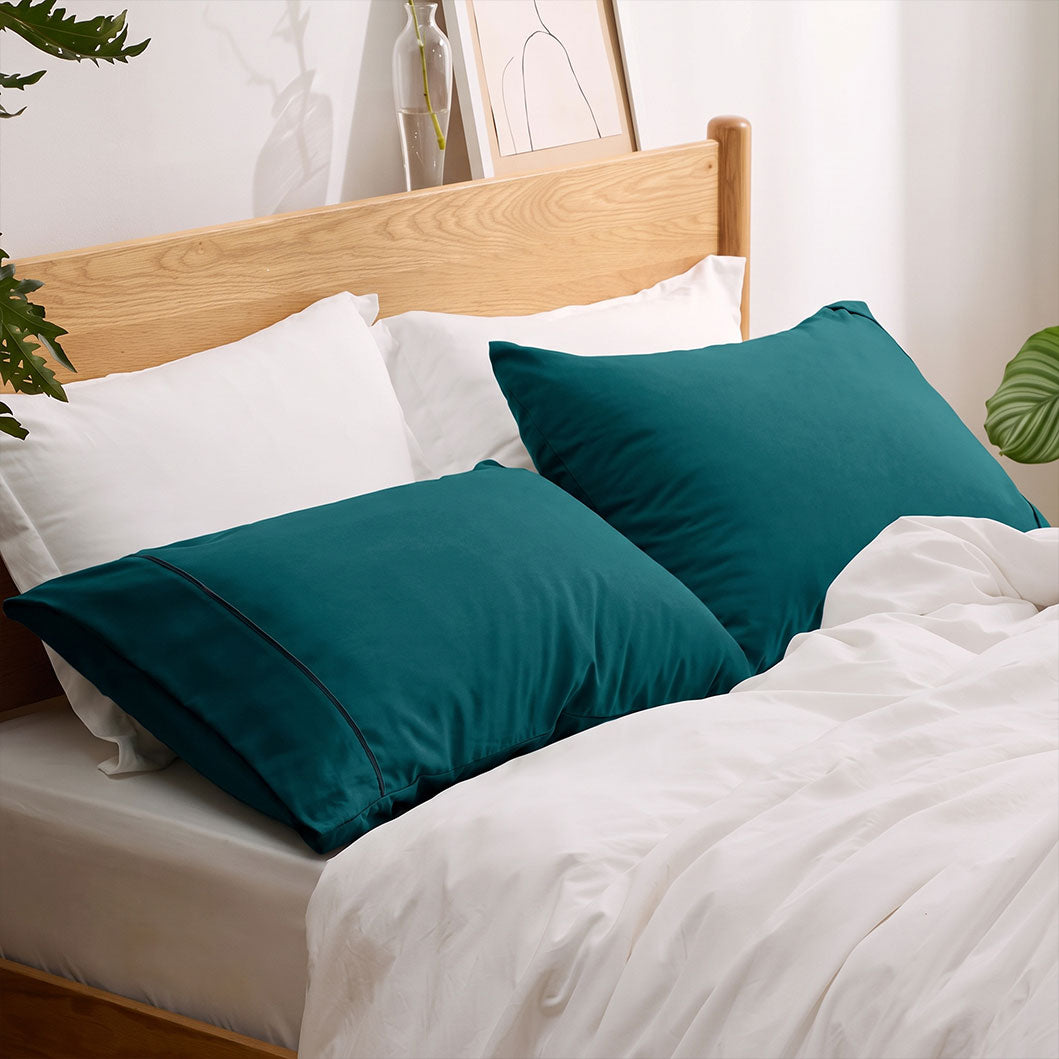 Audreamy Bamboo Cotton Twin Pack Pillowcases