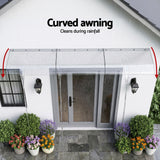 Instahut Window Door Awning 0.4mx3m Transparent
