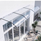 Instahut Window Door Awning 0.4mx3m Transparent