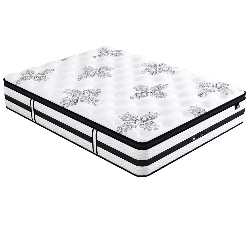 Audreamy Athens Mattress – 34cm Euro Top 7-Zone Pocket Spring 5D Support Medium Firm (Single)