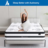 Audreamy Athens Mattress – 34cm Euro Top 7-Zone Pocket Spring 5D Support Medium Firm (Single)