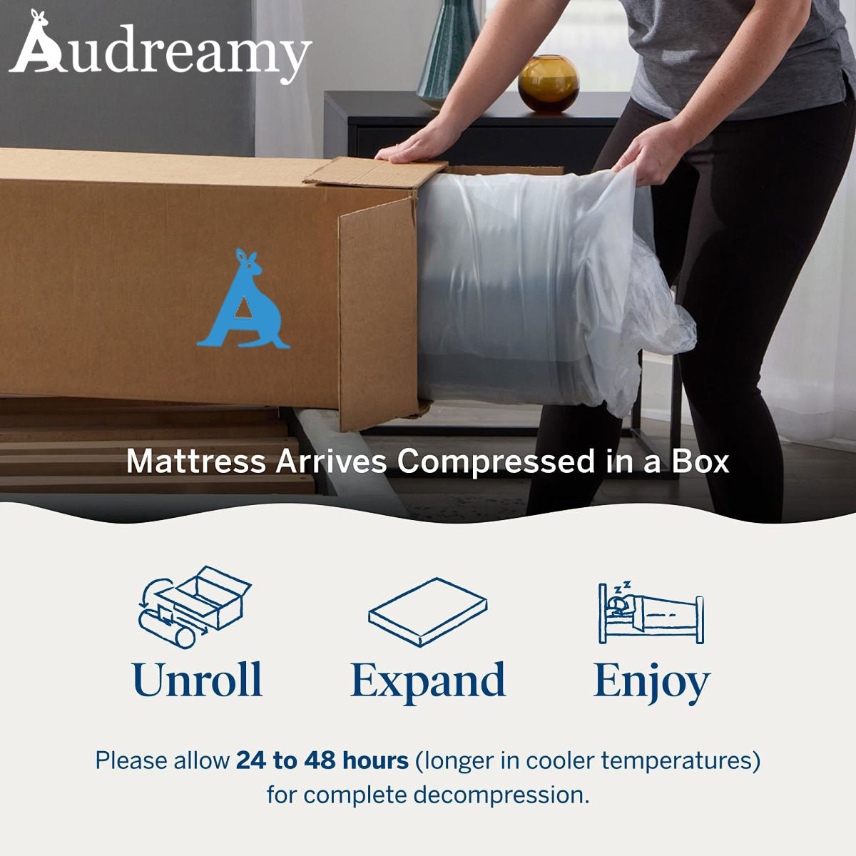 Audreamy Bondi Series 22cm Pillow Top Mattress – Cloud Comfort with Memory Foam Support