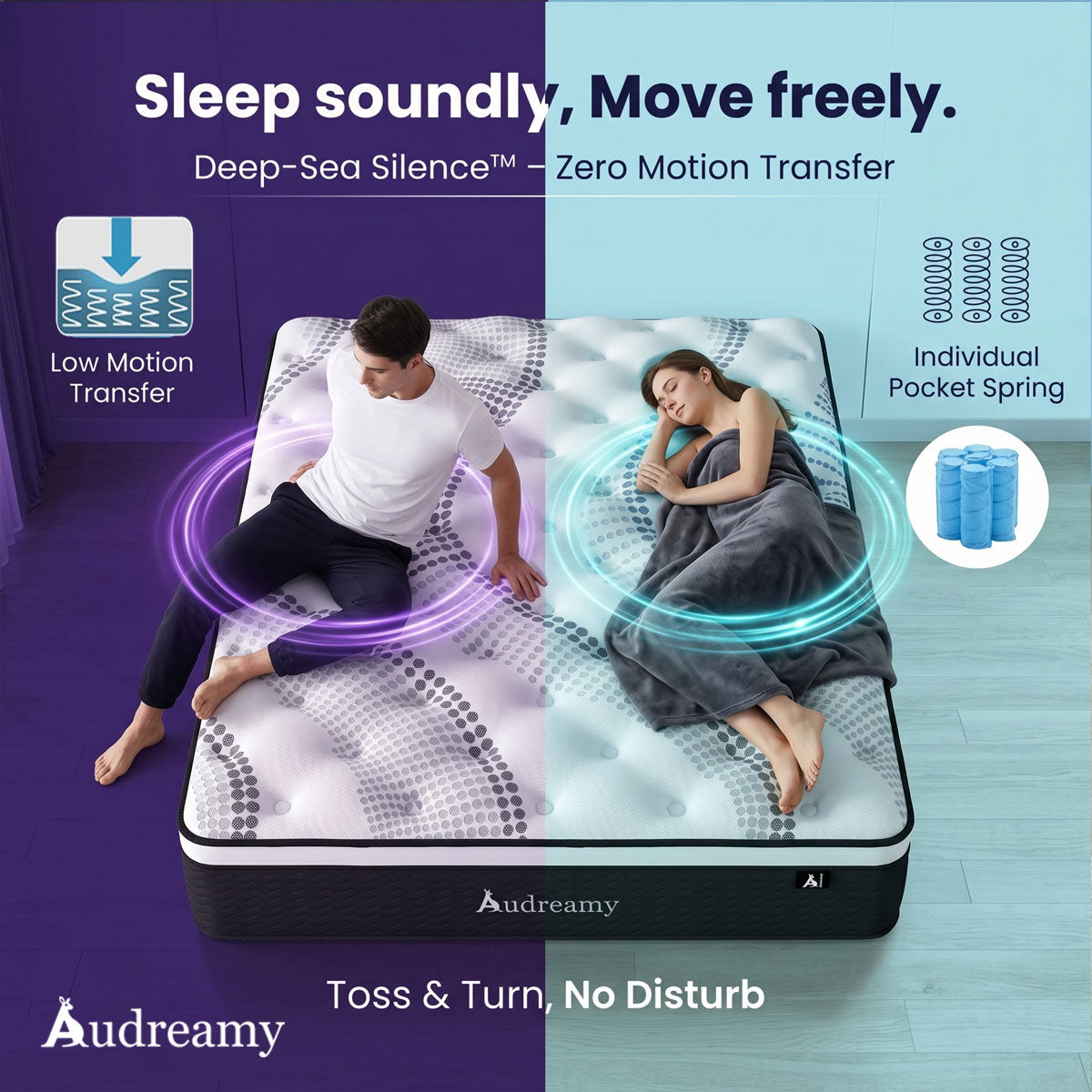 Audreamy Aurora Mattress – 34cm Medium