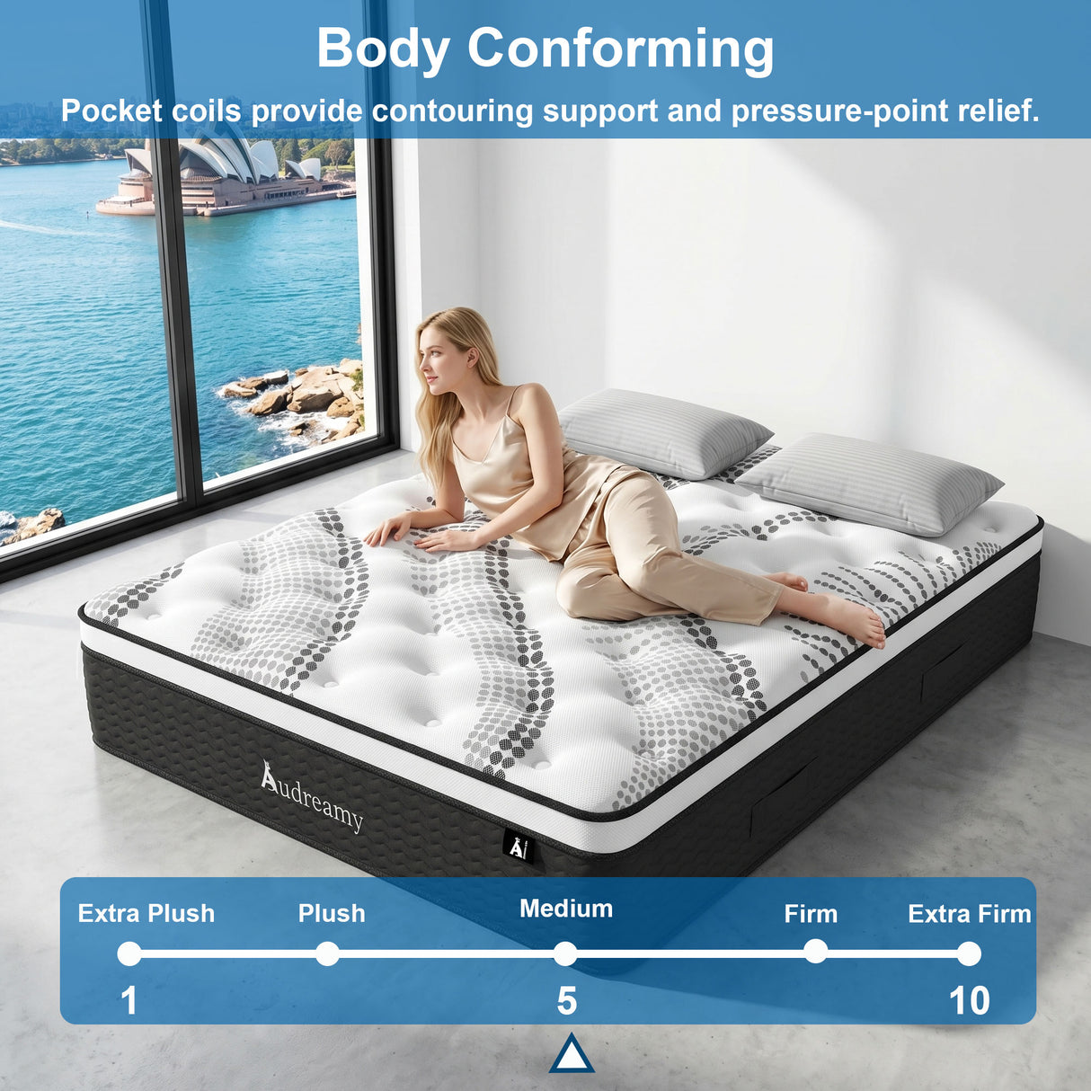 Audreamy Aurora Mattress – 34cm Medium