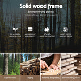 Artiss Double Bed Frame with Storage Grey Velvet Headboard Gas Lift Platform Base