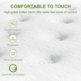 Artiss BedStory Single Bed Frame Mattress Bundle Platform Headboard Medium Firm Hybrid White