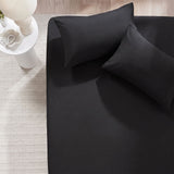 3 Piece Hotel Bamboo Cooling Fitted Sheet Set & Pillowcase -Ultra Soft 2000TC Breathable Fitted Bed Sheets Set with 37 Centimetre Deep Pocket-Cooling Sheets for Hot Sleepers(Grey,Double) (Copy)