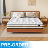 Audreamy Bondi Mattress 22cm Pillow Top – Cloud Comfort Bamboo Fiber Fabric Memory Foam Support Bonnell Medium Firm -Pre-Order Now – Ships by 22/10/2025 at the latest!