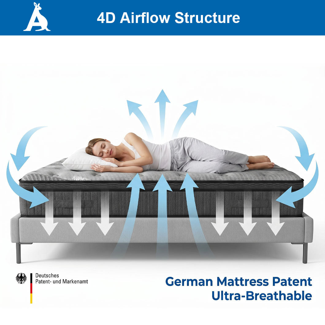 Audreamy Corsica Mattress – Orthopedic Support for Back & Spine Health Extra-Firm