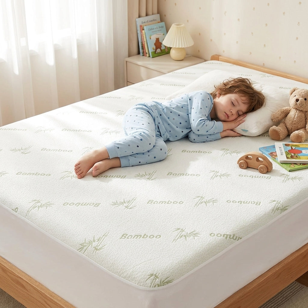 Audreamy Nuvia Kids Bamboo Waterproof Mattress Protector