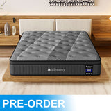 Audreamy Corsica Mattress – 26 cm Euro Top Bamboo Charcoal Fabric 7-Zone Pocket Spring Orthopedic Support for Back & Spine Health Extra-Firm-Pre-Order Now – Ships by 22/10/2025 at the latest!