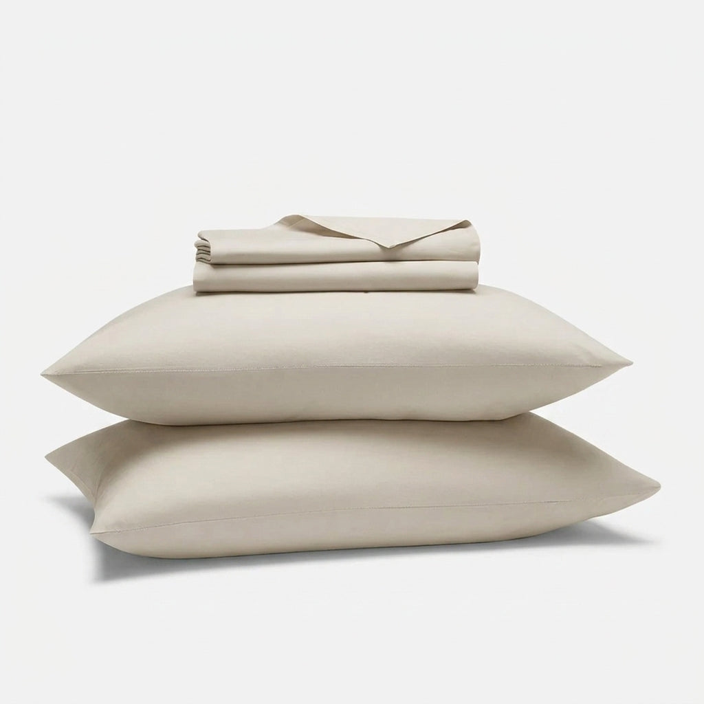 Hotel Soft Bed Sheet Set- Bedding Sheets & Pillowcases Breathable Bedding Wrinkle, Fade, Stain Resistant-Deep Pocket Flat Fitted Bed Sheet Set