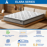Audreamy Elara Mattress 25cm Pillow Top – Cloud Comfort with Memory Foam Support