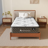 Audreamy Elara Mattress 25cm Pillow Top – Cloud Comfort Bamboo Fiber Fabric Memory Foam Support Bonnell Medium Firm Single-Pre-Order Now – Ships by 22/10/2025 at the latest!