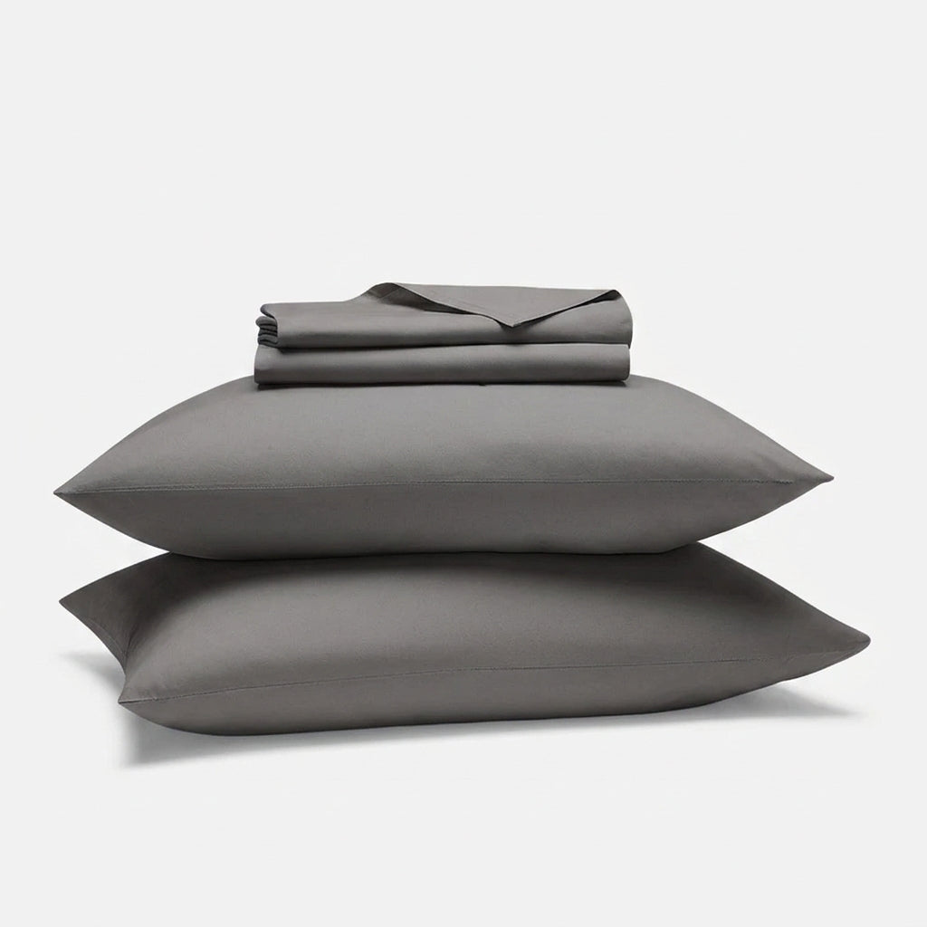Hotel Soft Bed Sheet Set- Bedding Sheets & Pillowcases Breathable Bedding Wrinkle, Fade, Stain Resistant-Deep Pocket Flat Fitted Bed Sheet Set