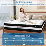 Audreamy Lisbon Mattress – 28cm Ergonomic 4D Spa-Like Plush Soft Tight Top Bamboo Fiber Fabric 7-Zone Pocket Spring Medium -Pre-Order Now – Ships by 22/10/2025 at the latest!