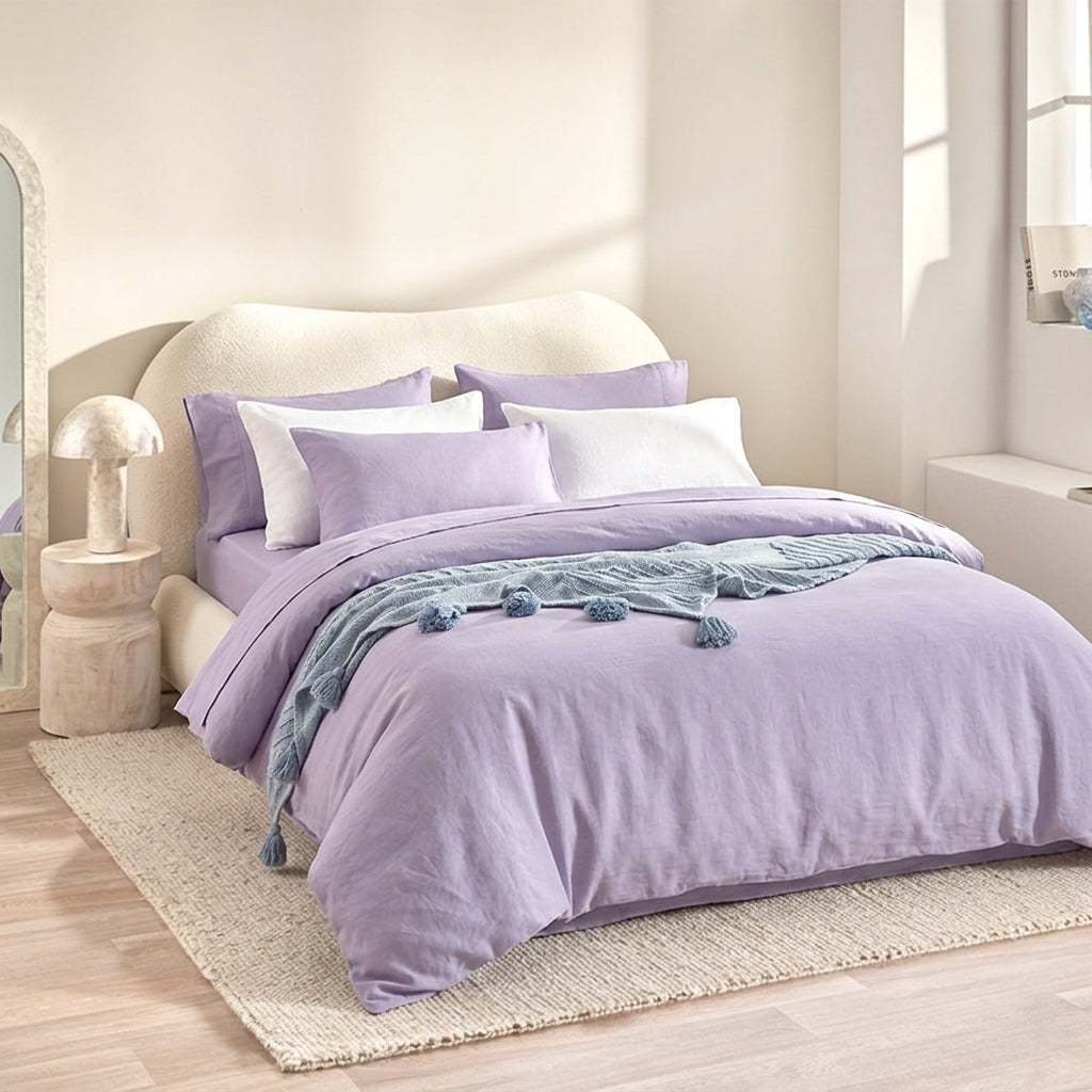 Audreamy Solene French Flax  Linen Quilt Cover Set