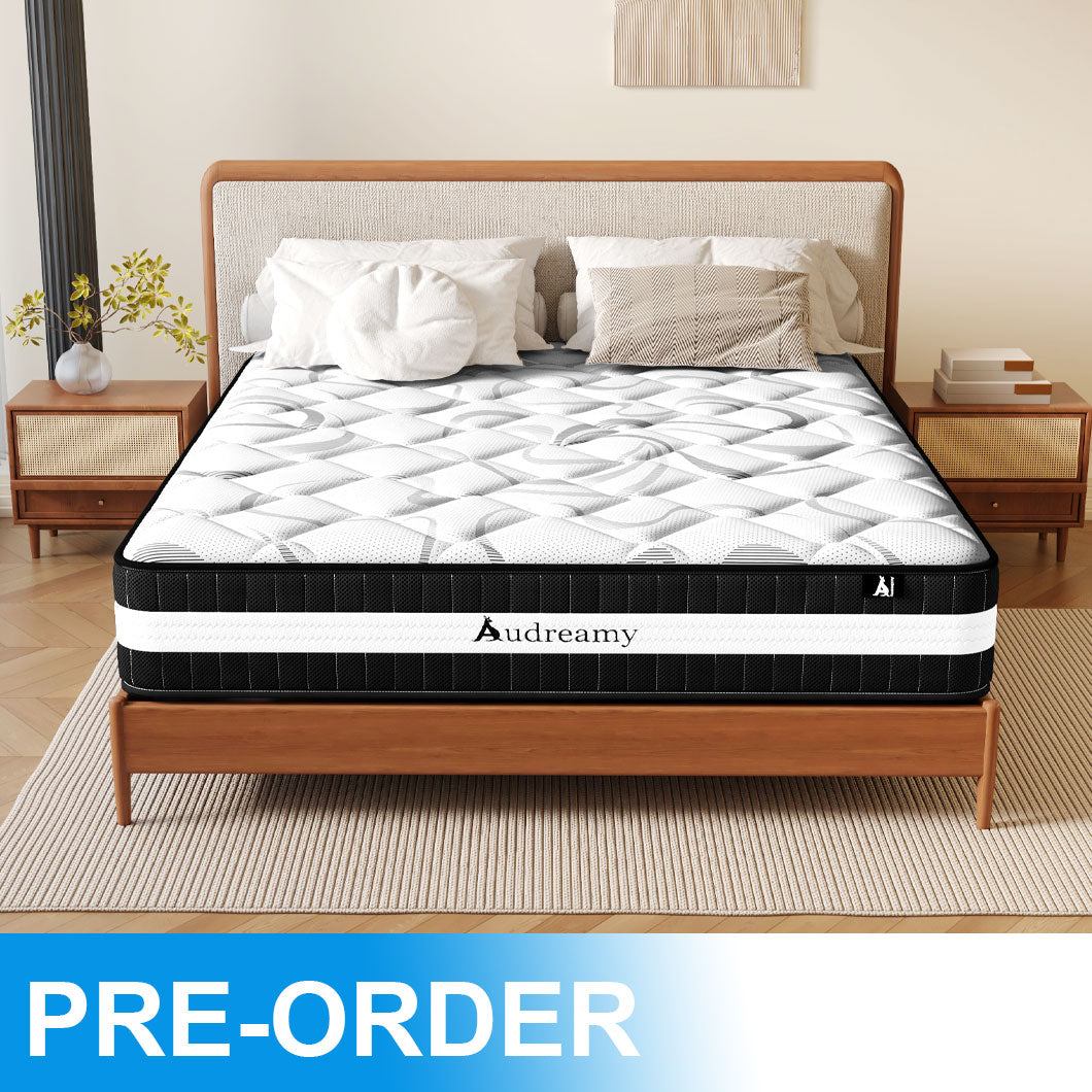 Audreamy Lisbon Mattress – 28cm Ergonomic 4D Spa-Like Plush Soft Tight Top Bamboo Fiber Fabric 7-Zone Pocket Spring Medium -Pre-Order Now – Ships by 22/10/2025 at the latest!