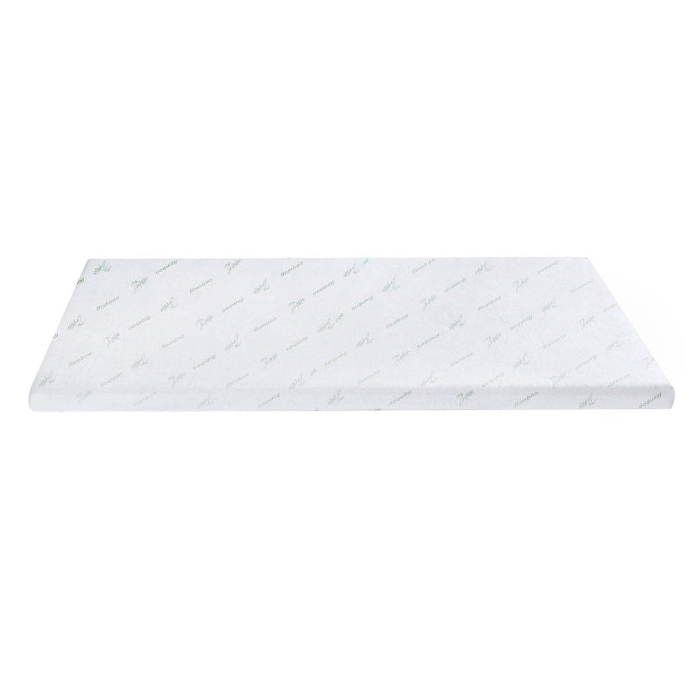 Giselle 8cm Memory Foam Mattress Topper Lavender Infused Bamboo Cover 7-Zone Queen