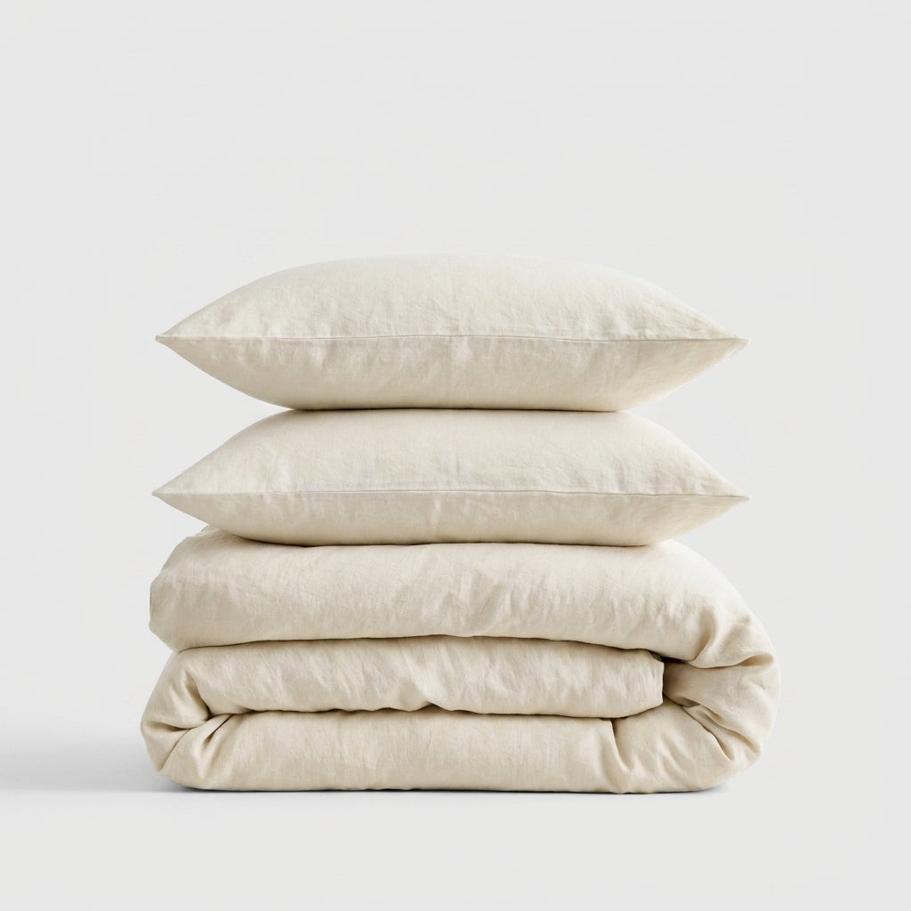 Audreamy French Flax  Linen Quilt Cover Set