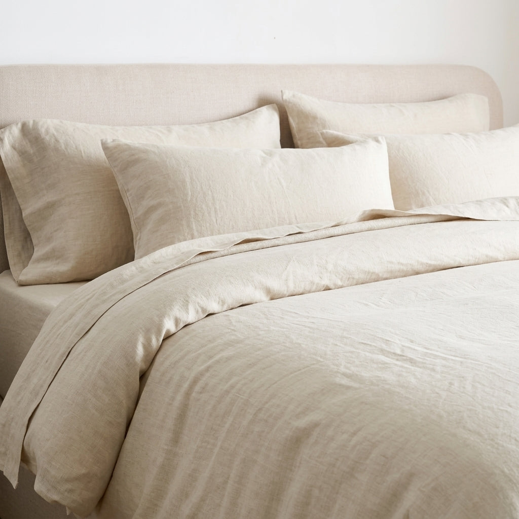 Audreamy French Flax  Linen Quilt Cover Set