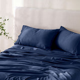 3 Piece Hotel Bamboo Cooling Sheet Set -Ultra Soft 2000TC Breathable Bed Sheets Set with 37 Centimetre Deep Pocket-Cooling Sheets for Hot Sleepers(White,King Single) (Copy)