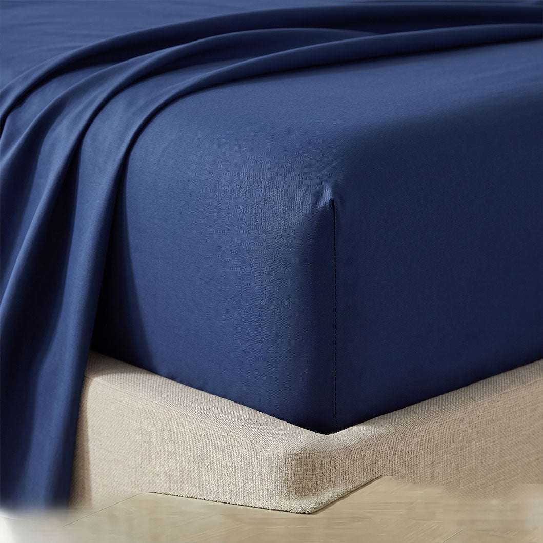 3 Piece Hotel Bamboo Cooling Fitted Sheet Set & Pillowcase -Ultra Soft 2000TC Breathable Fitted Bed Sheets Set with 37 Centimetre Deep Pocket-Cooling Sheets for Hot Sleepers(Grey,Double) (Copy)