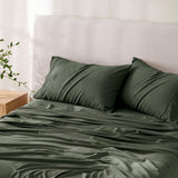 3 Piece Hotel Bamboo Cooling Sheet Set -Ultra Soft 2000TC Breathable Bed Sheets Set with 37 Centimetre Deep Pocket-Cooling Sheets for Hot Sleepers(White,King Single) (Copy)