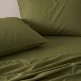 Hotel Soft Bed Sheet Set- Bedding Sheets & Pillowcases Breathable Bedding Wrinkle, Fade, Stain Resistant-Deep Pocket Flat Fitted Bed Sheet Set