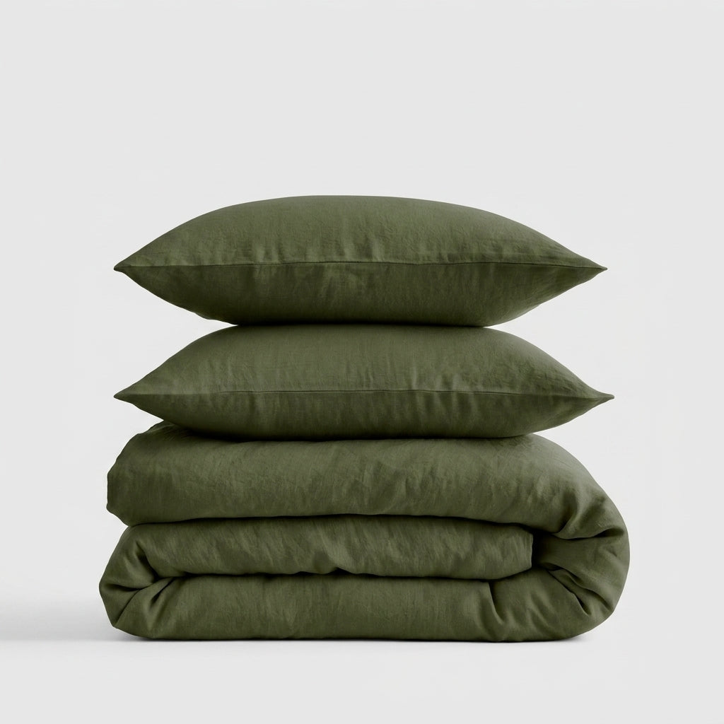 Audreamy French Flax  Linen Quilt Cover Set