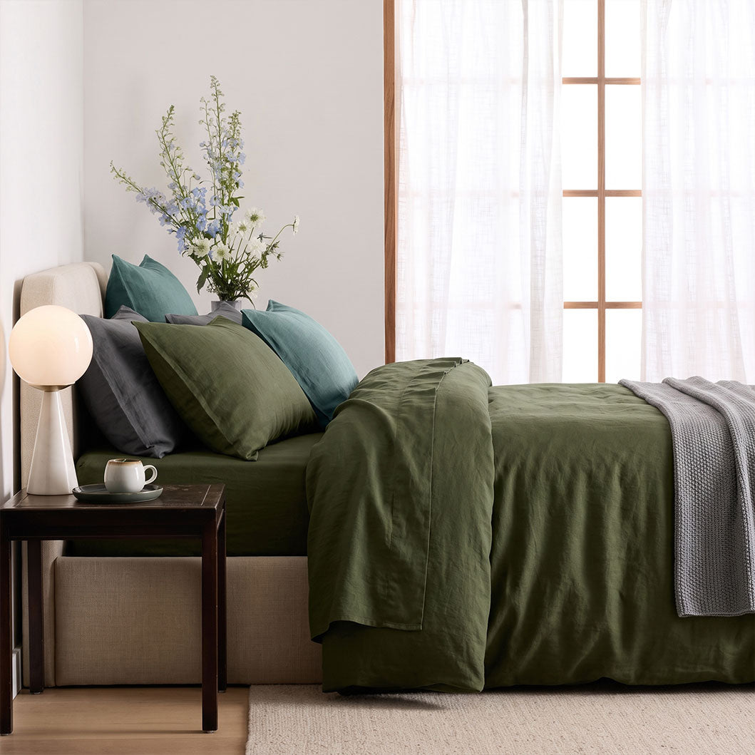 Audreamy French Flax  Linen Quilt Cover Set