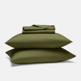 Hotel Soft Bed Sheet Set- Bedding Sheets & Pillowcases Breathable Bedding Wrinkle, Fade, Stain Resistant-Deep Pocket Flat Fitted Bed Sheet Set