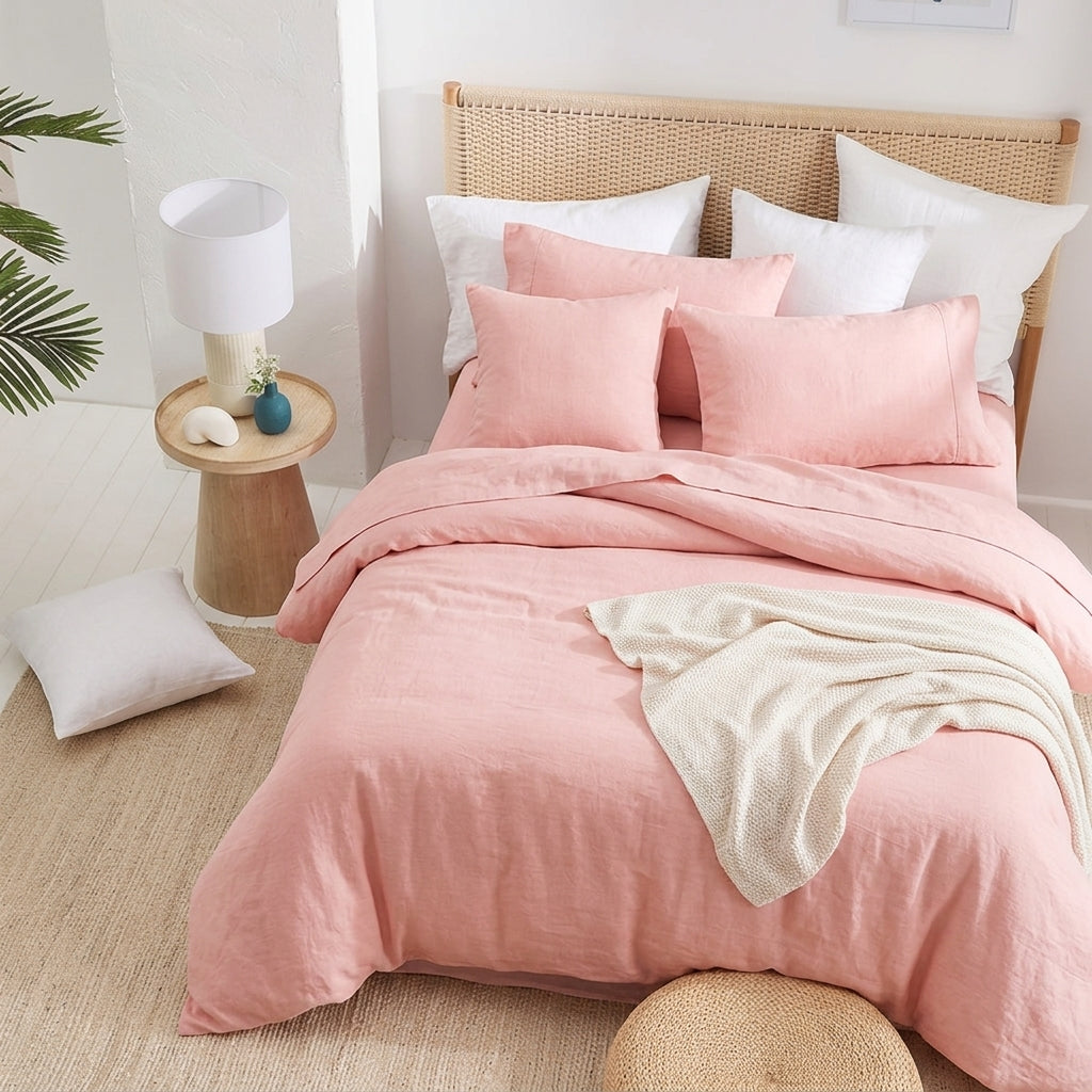 Audreamy Solene French Flax  Linen Quilt Cover Set