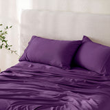 3 Piece Hotel Bamboo Cooling Sheet Set -Ultra Soft 2000TC Breathable Bed Sheets Set with 37 Centimetre Deep Pocket-Cooling Sheets for Hot Sleepers(White,King Single) (Copy)