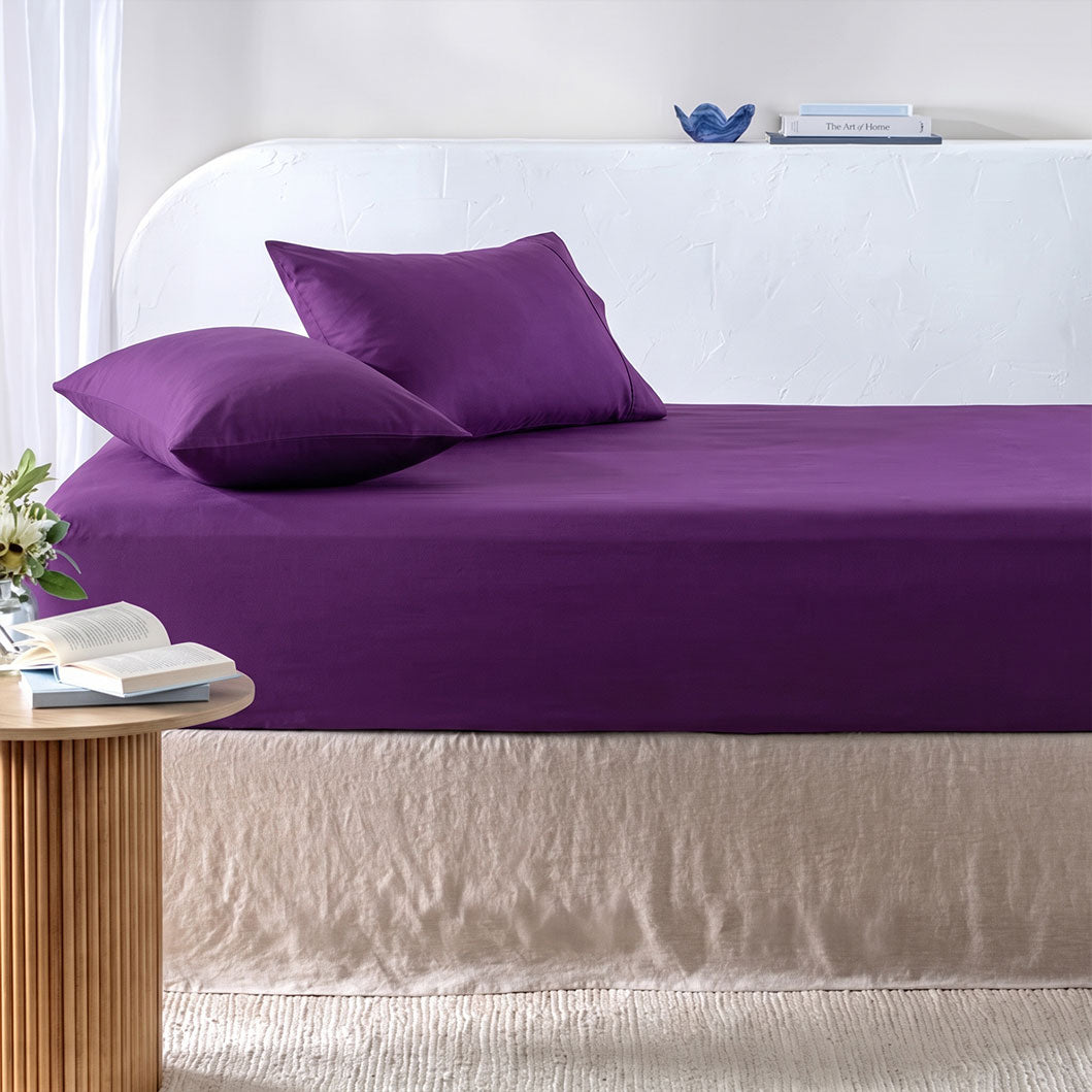 Audreamy 2000TC Microfibre Fitted Sheet Set